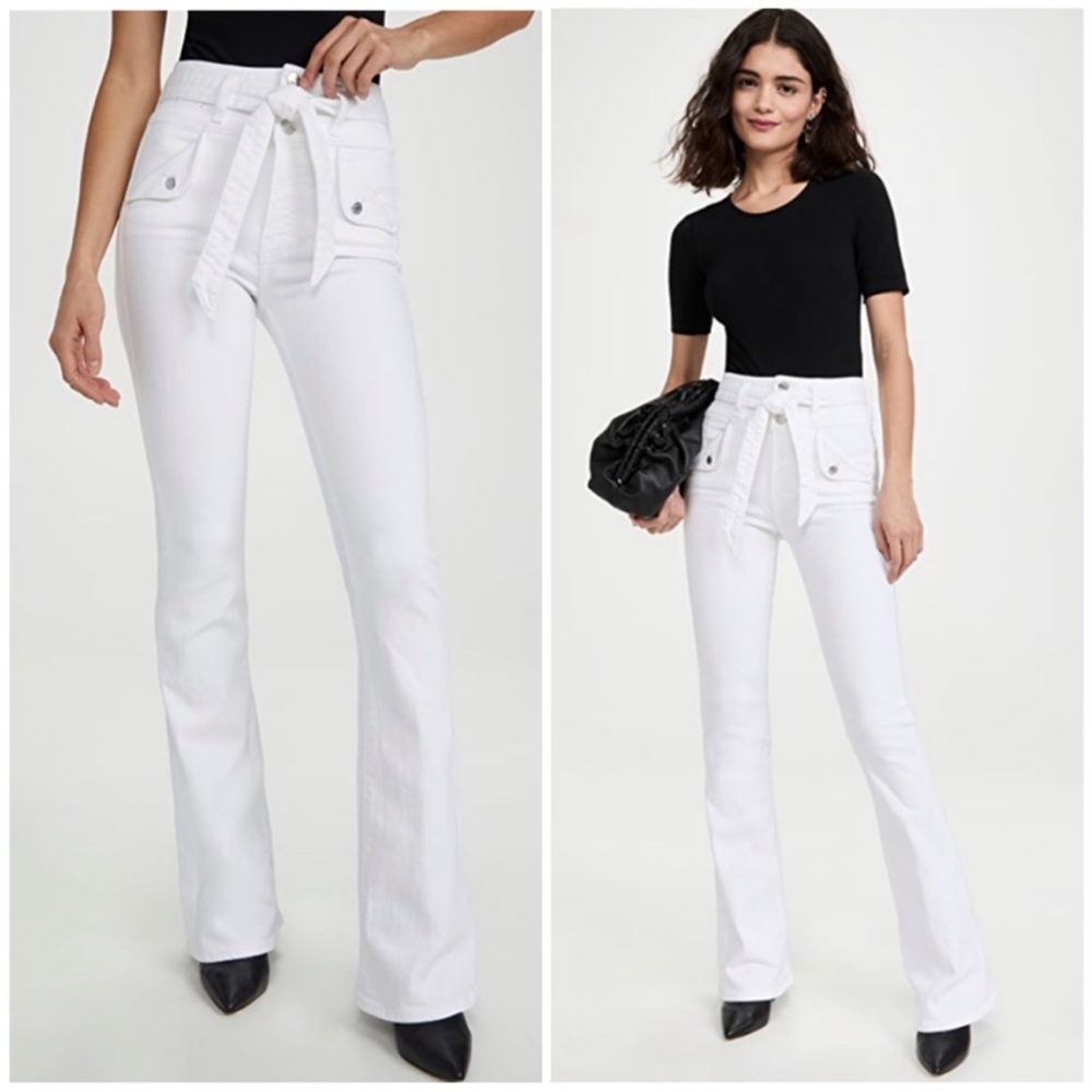 Veronica Beard Giselle high rise flare jeans